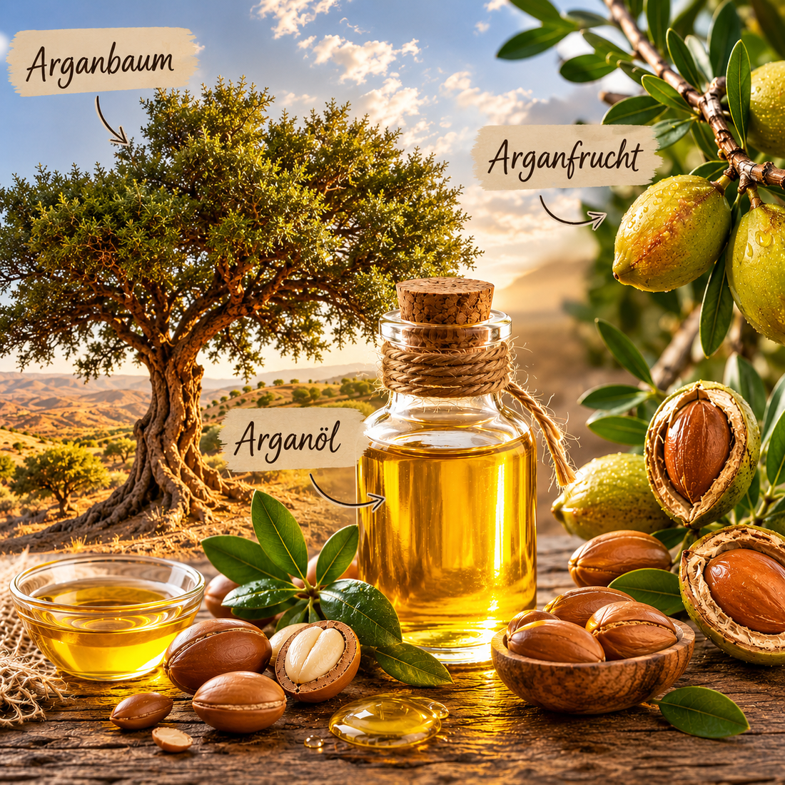 Rohstoffkunde #10: Arganöl – flüssiges Gold aus Marokko