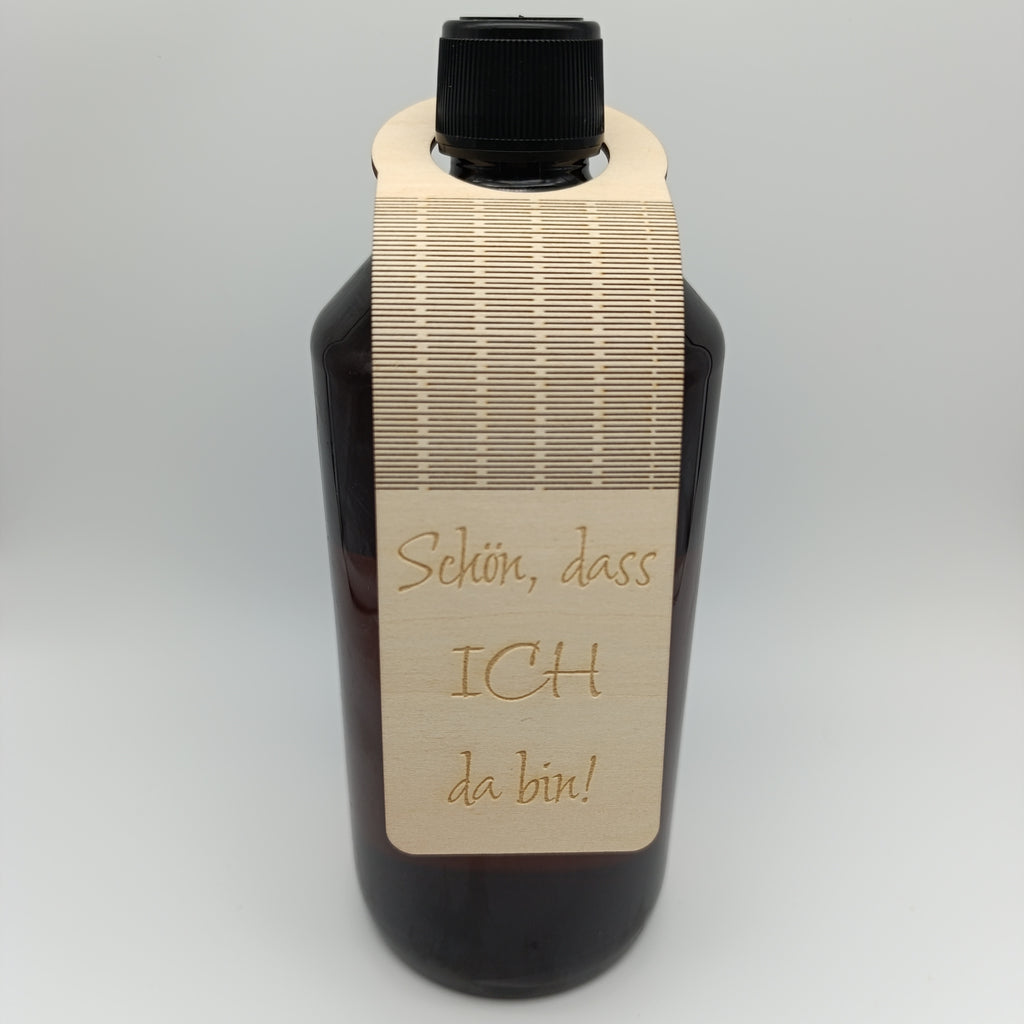 Flaschenkrawatte mit Wunschtext