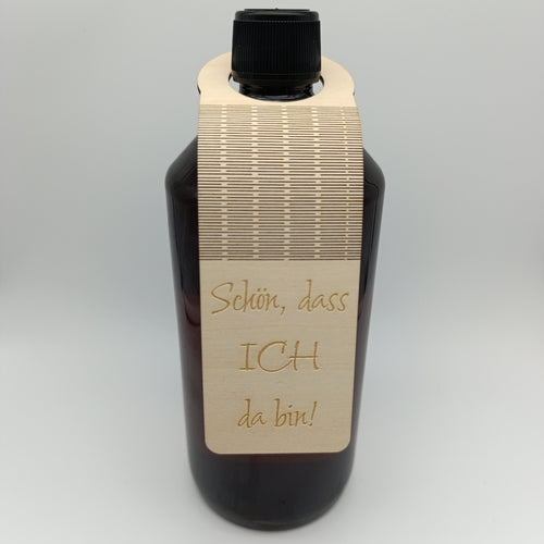 Flaschenkrawatte mit Wunschtext