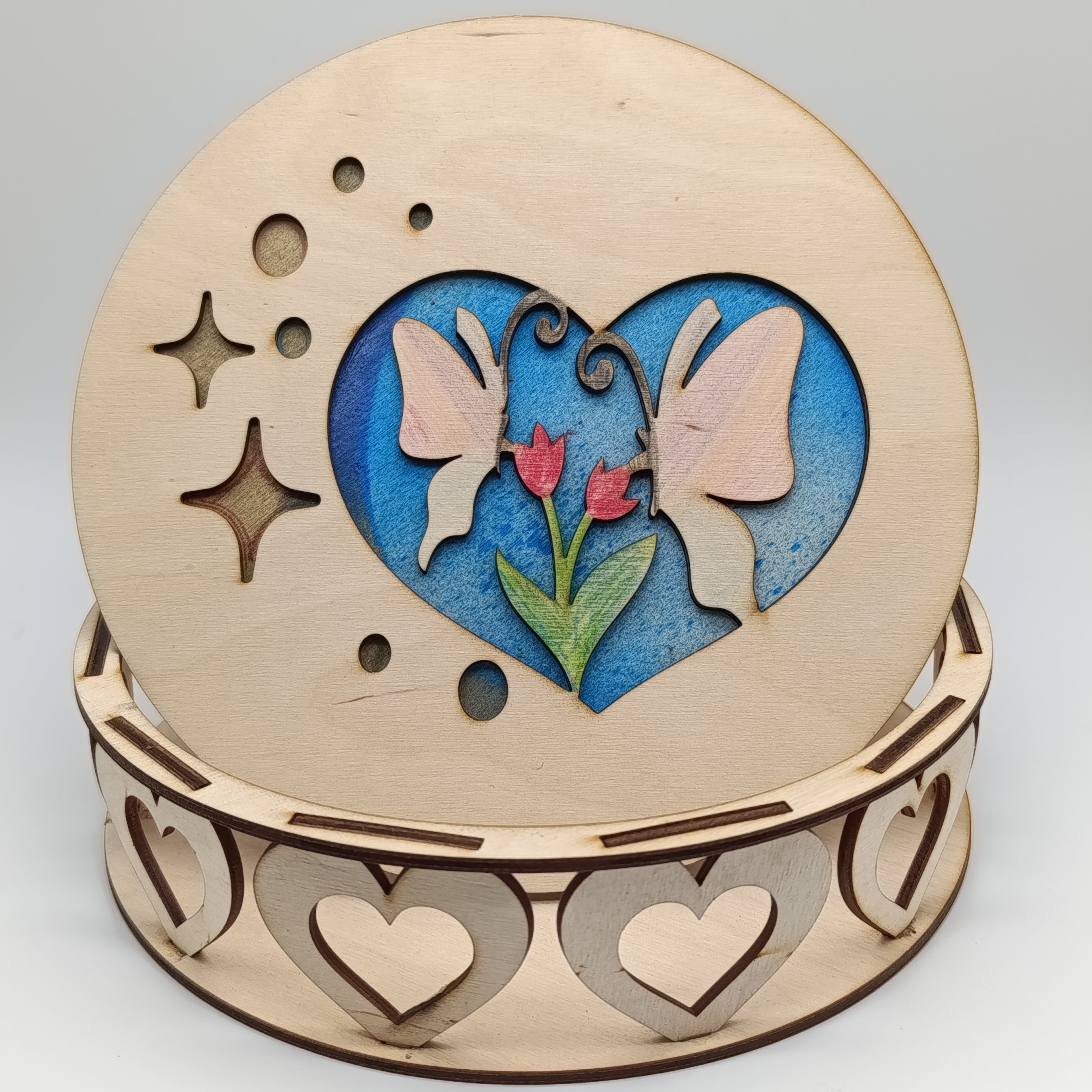 Geschenkbox mit Herz