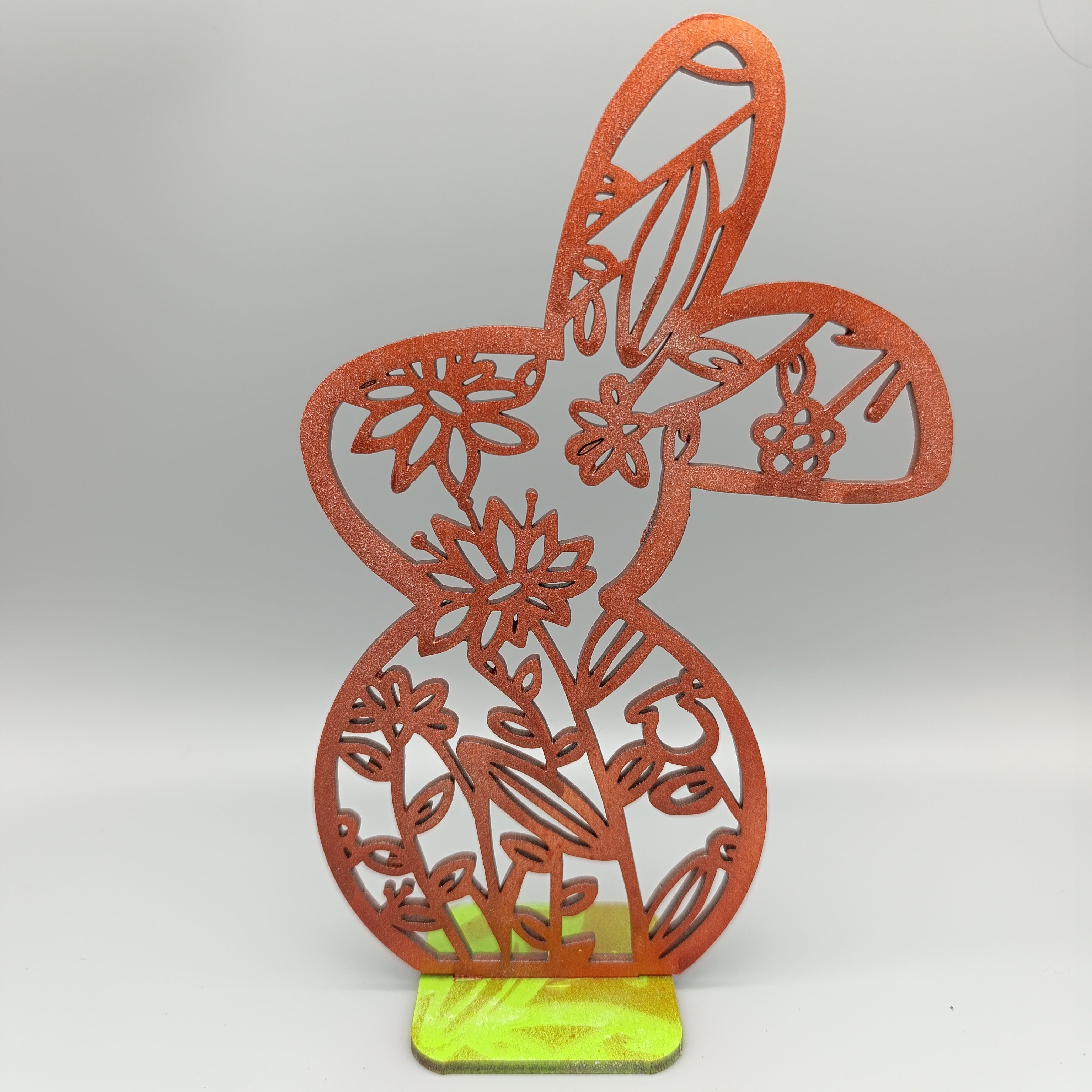 Osterhase Holz braun