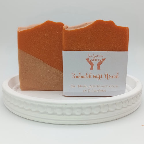 Milchseife mit Pfirsich