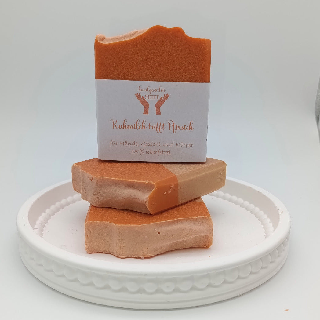 Milchseife mit Pfirsich