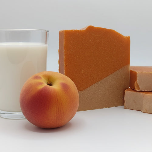 Milchseife mit Pfirsich