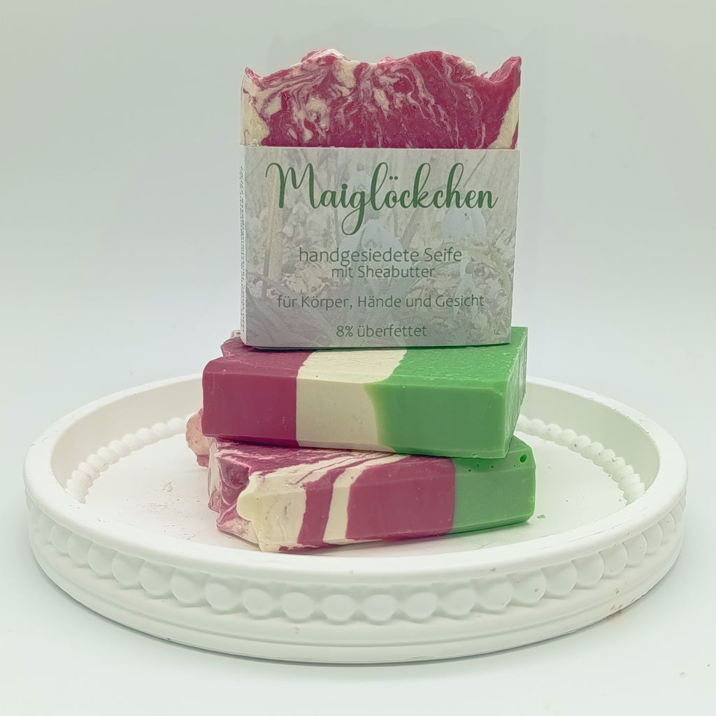 handgemachte Seife Maiglöckchen pink
